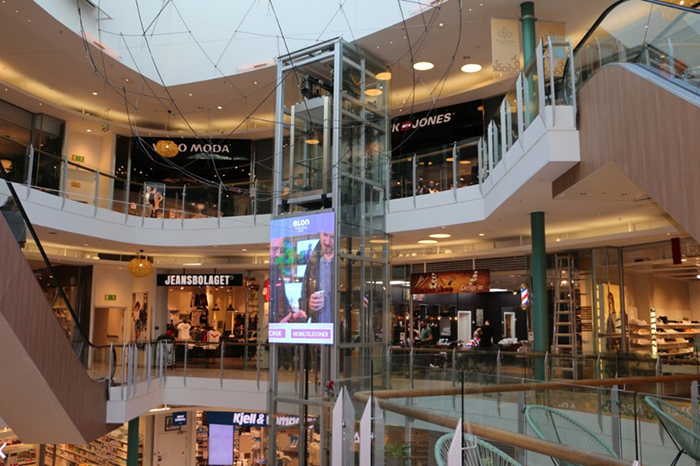 Foto från affärerna i Gallerian i Piteå.