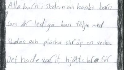 Melkers teckning.